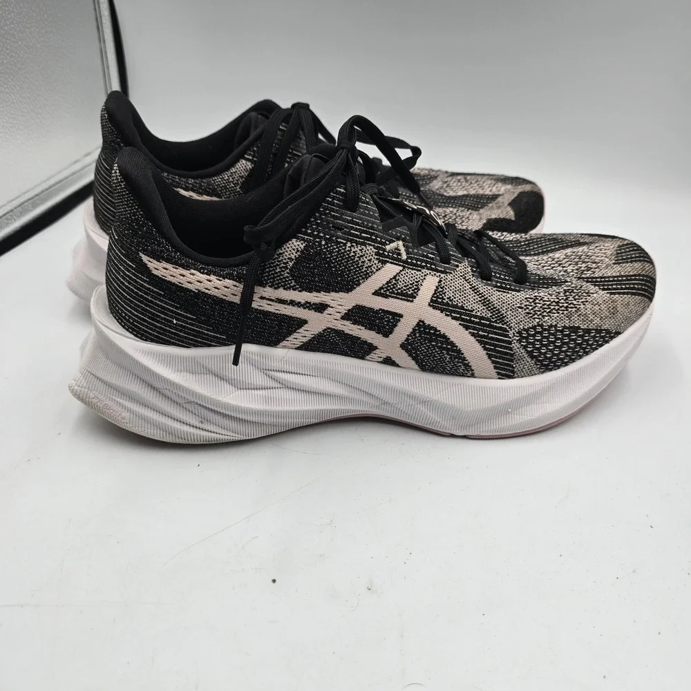 ASICS Novablast 3 Mens 10 Running Shoes Black Cream 1012B776 FF Blast+ Trainers